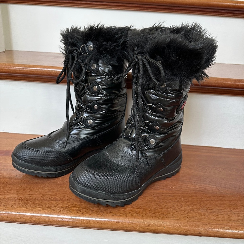Cougar Black Snow Boots Size 7